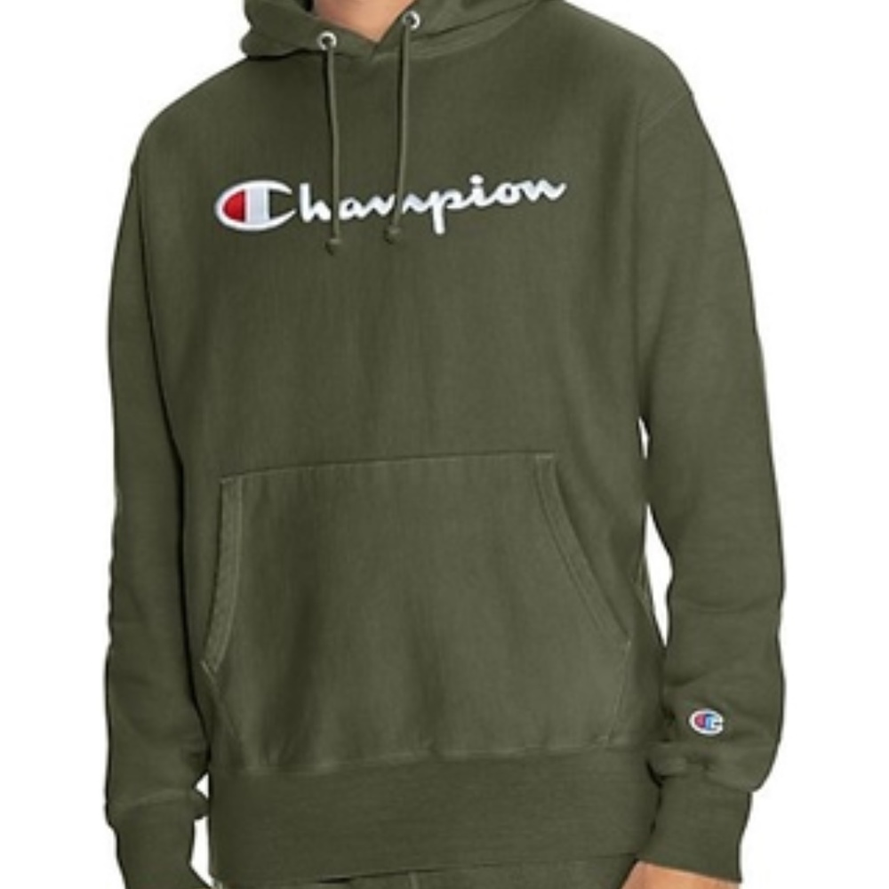Champion green hoodie